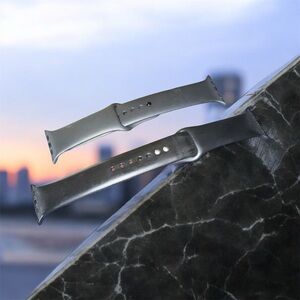 2 Silicone Black Watch Bands